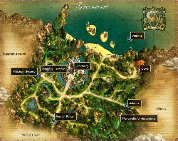 Preview image: Map of Greenwort